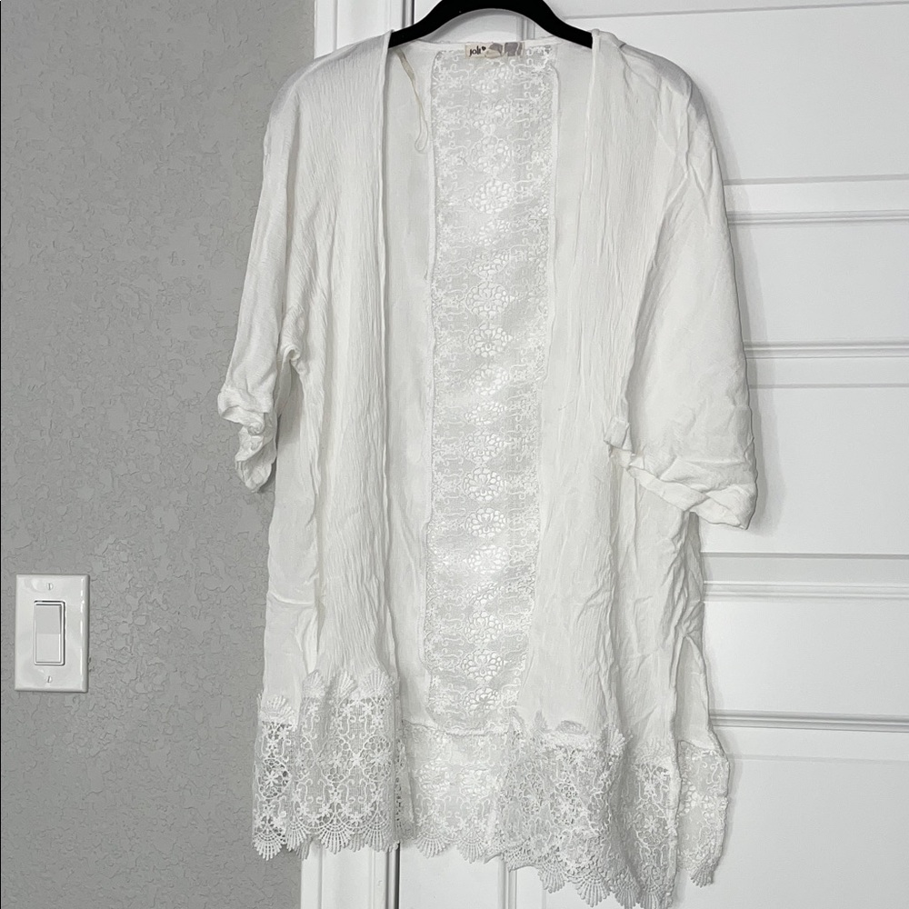 Jolt Cream Lace Cardigan